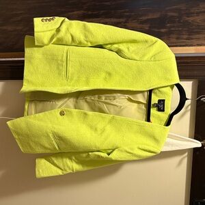 J. Crew Bright Yellow Blazer